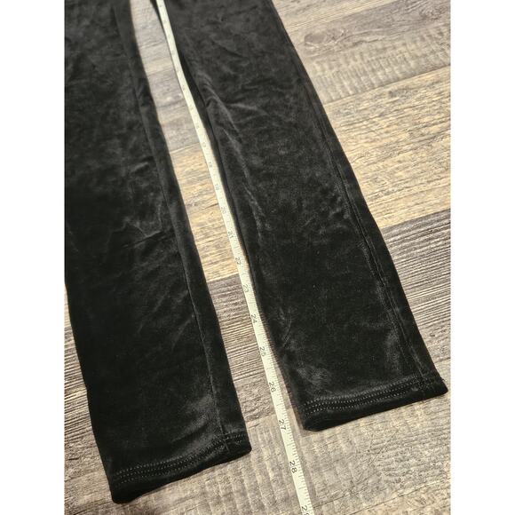 NEW Spanx Pants Womens xs Extra Small Black Velvet velour Leggings y2k classic - Picture 5 of 7